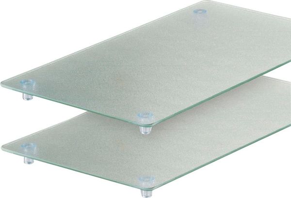 Zeller 2-tlg. Glasschneideplatten Set 4-Plattenkochfeld
