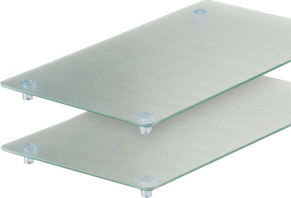 Zeller 2-tlg. Glasschneideplatten Set 4-Plattenkochfeld