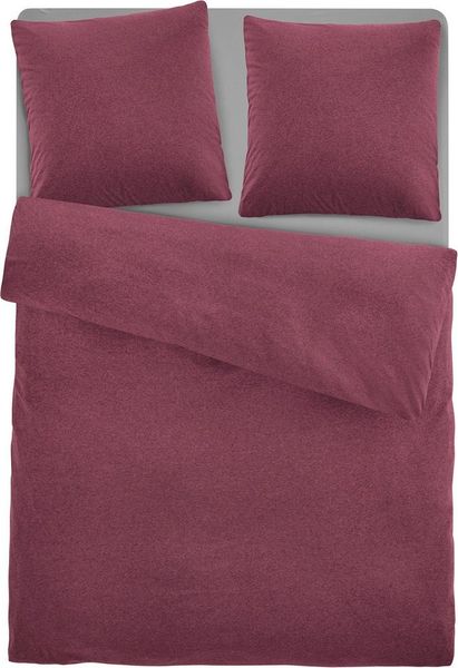 OTTO home Bettwäsche Valje, Jersey, 2 teilig, NEUHEIT: ab Größe 135x200 cm, Jersey Qualität in Melange-Optik
