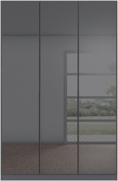 OTTO home Drehtürenschrank Kleiderschrank Kleiderschränke Schrank Garderobe AGORDO mit Glasfront (in zwei Griff-Farben, Breiten 91-360 cm) durchdachte Innenausstattung, in 7 Breiten und 2 Höhen MADE IN GERMANY