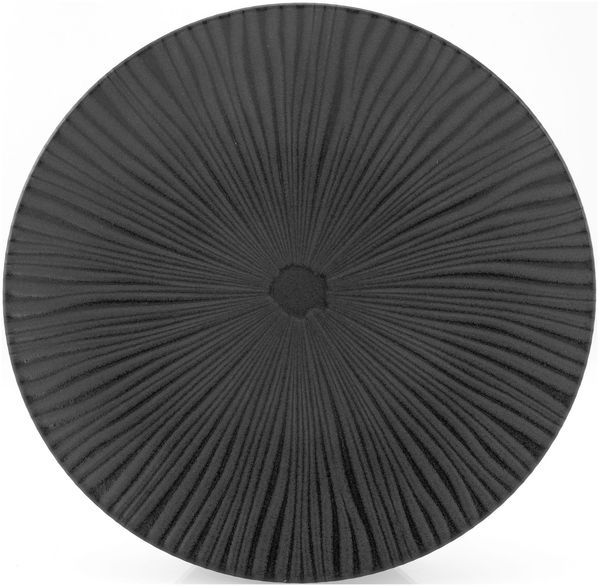 Speiseteller VESUVIO DH 27x3.20 cm schwarz