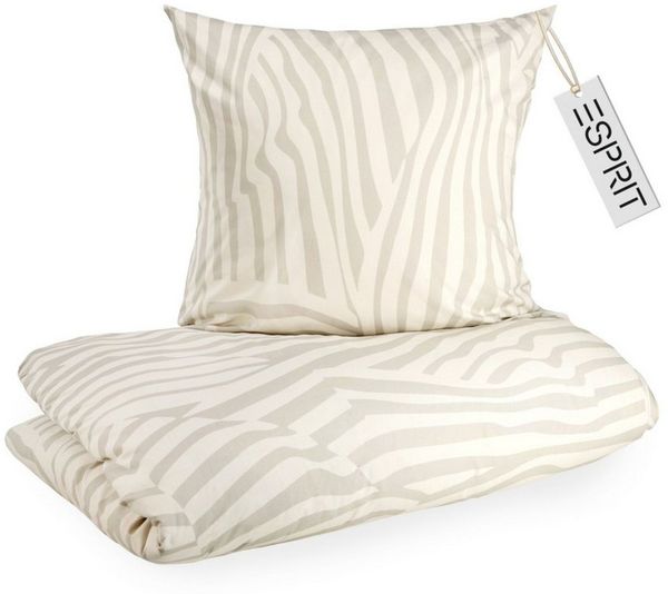 Esprit Bettwäsche SALMLO Bettwäsche, Baumwolle, 1 teilig, 155 x 220 cm in Beige