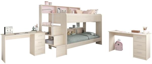Parisot 'Bibop' 3-tlg. Kinderzimmer-Set mit 2 Schreibtischen Bild 6
