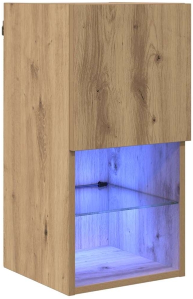 vidaXL Wandmontierter TV-Schrank Artisan-Eiche 30,5 x 30 x 60 cm 882944