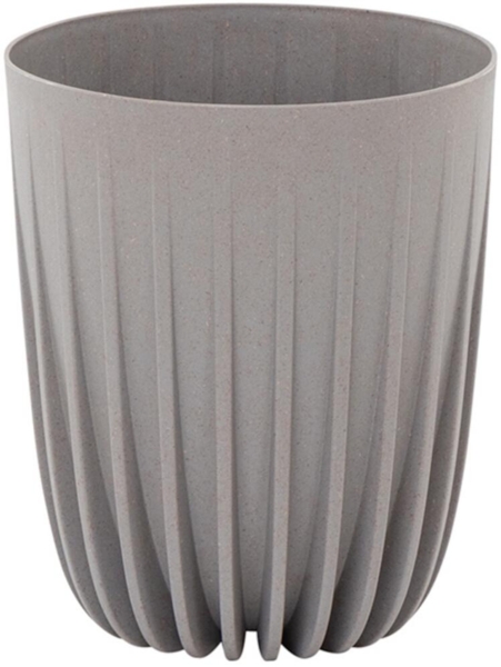 Pflanzgefäß PALMA grau 19x19x22,6 cm – Kunststoff-Holz-Mix mit 40 % Holzfaseranteil, wetterfest, UV-beständig, für Innen & Außen geeignet
