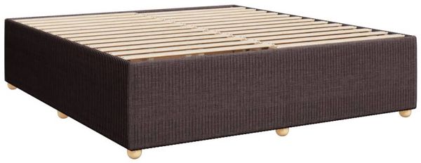 vidaXL Boxspringbett mit Matratze Dunkelbraun 180x200 cm Stoff 3292152 Bild 8