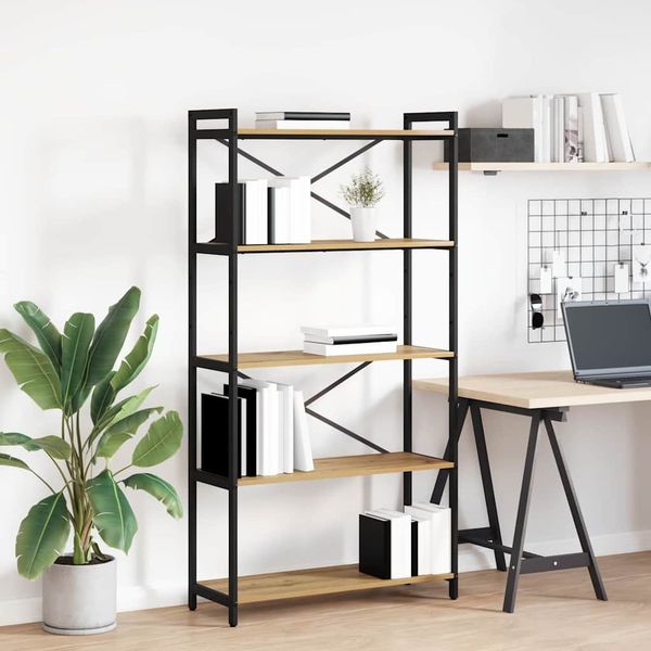 vidaXL Bücherregal Artisan-Eiche 80 x 30 x 155 cm Holzwerkstoff 868418
