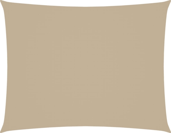 vidaXL Sonnensegel Oxford-Gewebe Rechteckig 2,5x4 m Beige 135152