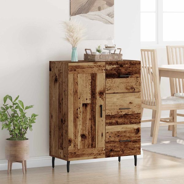 vidaXL Sideboard Altholz 69,5 x 34 x 90 cm Verbundholz und Eisen 881636