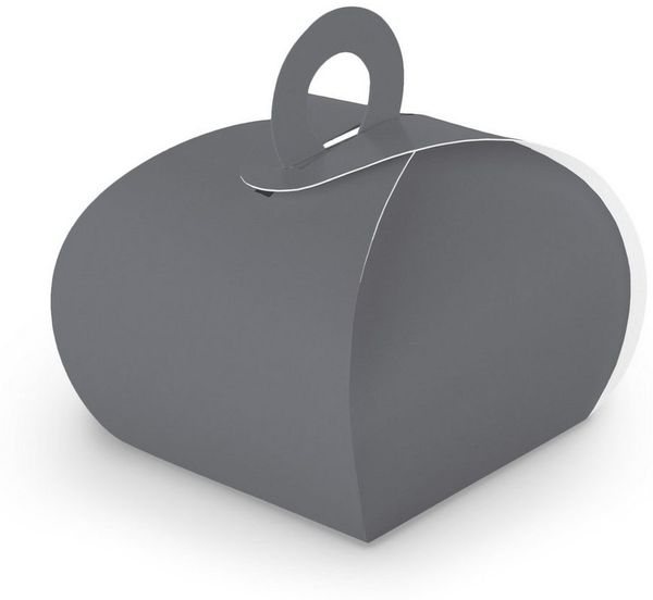 itenga Geschenkbox itenga Geschenkbox mit Griff grau aus Karton