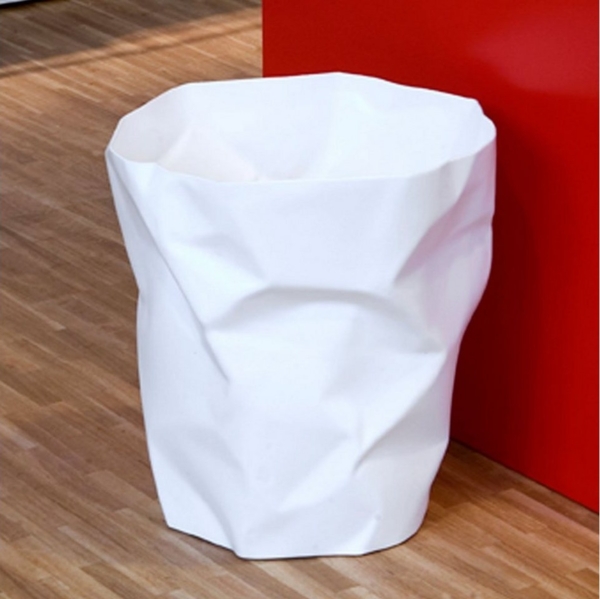 Klein & More Papierkorb Essey Papierkorb BIN BIN weiß Bild 2