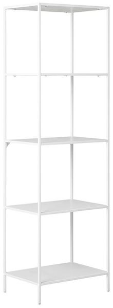 Regal Nilla / Vita, Stahl, Schwarz, 51 x 170 x 36 cm
