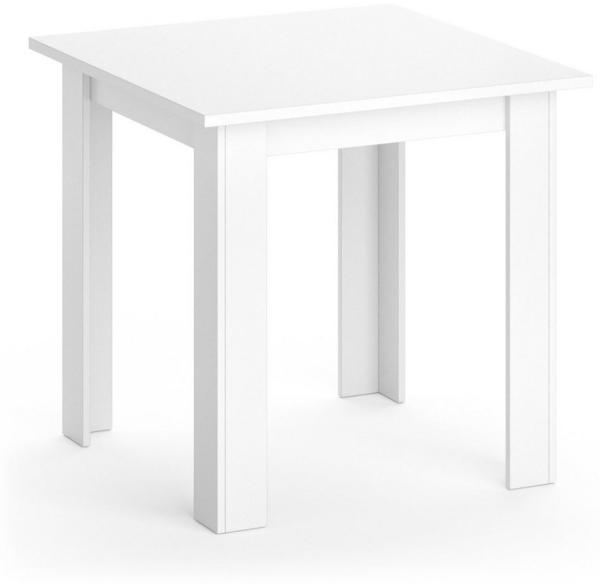 Esstisch Karlos Weiß 80 x 80 cm Vicco