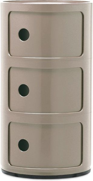 Kartell Componibili, Container 3-fächer, Taupe