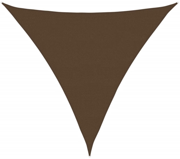vidaXL Sonnensegel 160 g/m² Braun 6x6x6 m HDPE 311817