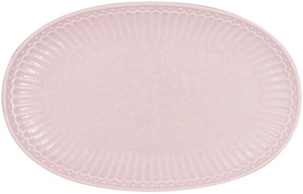 Greengate Servierplatte Alice Servierplatte vintage rose 23cm, Stoneware, (Servierplatte)