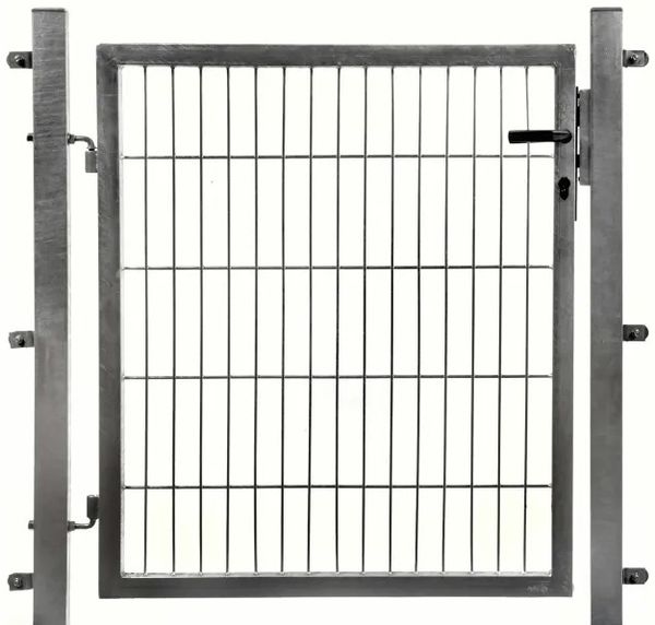 Floraworld Gartentor Comfort inkl. 2 Pfosten 100 x 100 cm feuerverzinkt