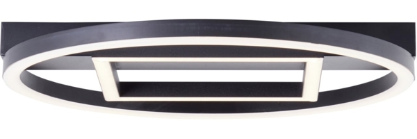 BRE-Light Maureen LED Deckenleuchte 37x37cm schwarz Metall/Kunststoff 24 W LED integriert (2500lm, 3000K) Bild 2