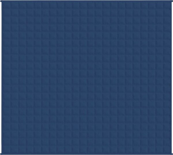 vidaXL Gewichtsdecke Stoff, 1x Gewichtsdecke, Blau, 220x240 cm, Stoff, 11 kg Bild 3