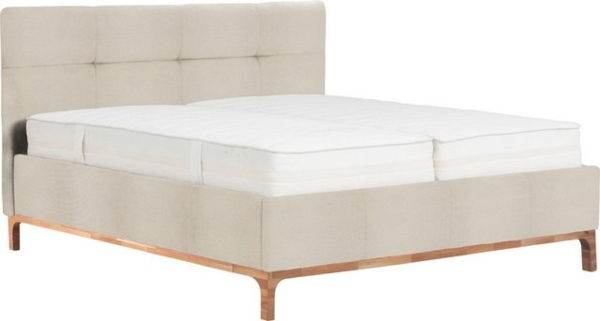 Leonique Polsterbett Noan, Bettkasten, Lattenrahmen mit Gasdruckfedern, auch mit 7-Zonen-Matratze Bild 4