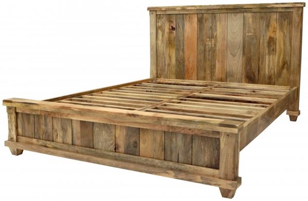 Bett Devi 180x200 aus Mangoholz Bild 3
