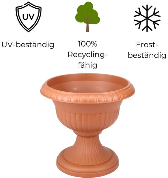 GarPet Blumentopf Blumentopf mit Ständer Blumensäule Standfuß Pflanztopf Blumenständer Bild 7