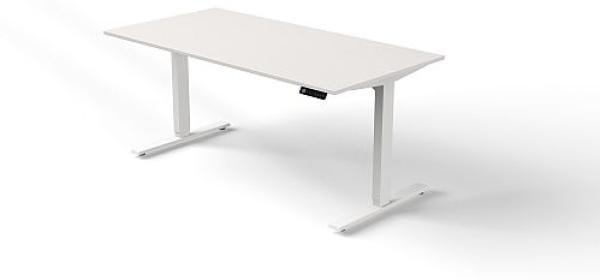 Kerkmann Move 3 Schreibtisch- Stehtisch 2000 x1000 mm elektrisch höhenverstellbar 720 - 1200 cm Mit Memory-Funkton - 4 Höhen speicherbar Weiß Bild 6