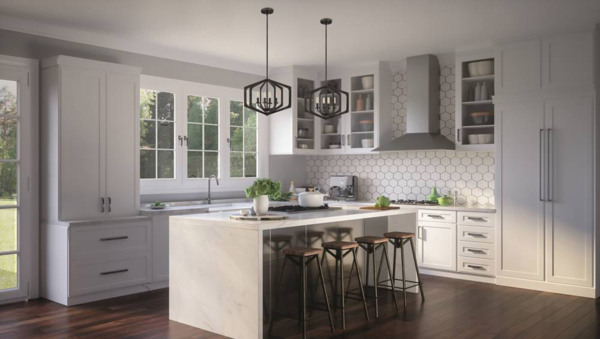 Quoizel QZ-VANGUARD-4P-OK Hängeleuchte Vanguard E14 40W Stahl; altschwarz B:51. 2cm Ø51. 2cm dimmbar höhenverstellbar Bild 2