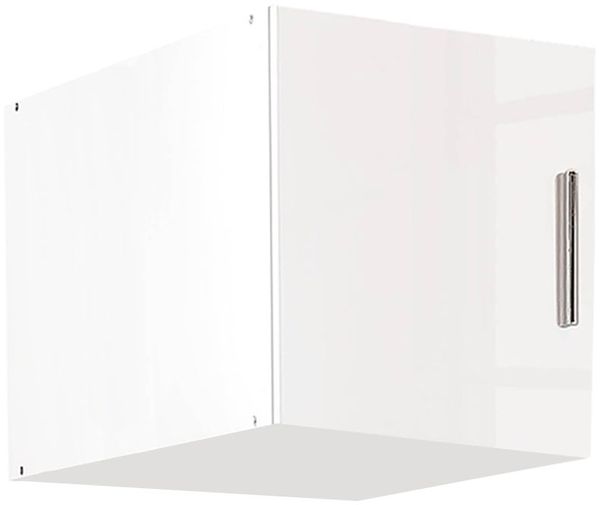 Aufsatz für Kleiderschrank Malta Ausführung weiß / weiß Hochglanz