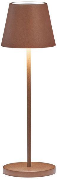 FHL easy 850349 LED Akku Tischleuchte Cosenza 2.0 rostfarben RGBW IP44 Bild 2
