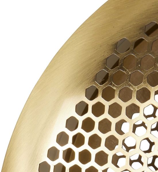 Signature 'SONIK' Metalllampe Weiß-golden - H50 cm - Golden Bild 8