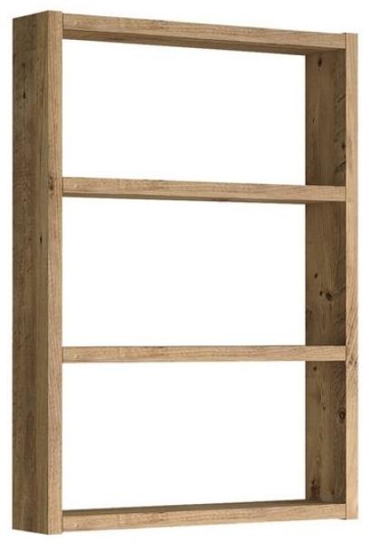 Küchenregal Lappajärvi mit 3 Ablageflächen 60 x 43 x 9 cm Eiche rustikal [en. casa] Bild 4