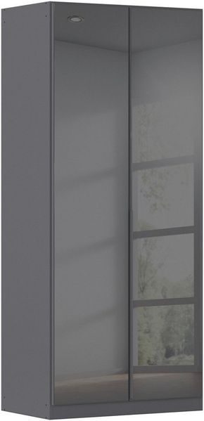 OTTO home Drehtürenschrank Kleiderschrank Kleiderschränke Schrank Garderobe AGORDO mit Glasfront (in zwei Griff-Farben, Breiten 91-405 cm) durchdachte Innenausstattung, in 8 Breiten und 2 Höhen MADE IN GERMANY