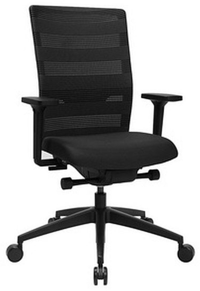 Topstar Bürodrehstuhl Sitness Airwork schwarz-Teppichbodenrollen