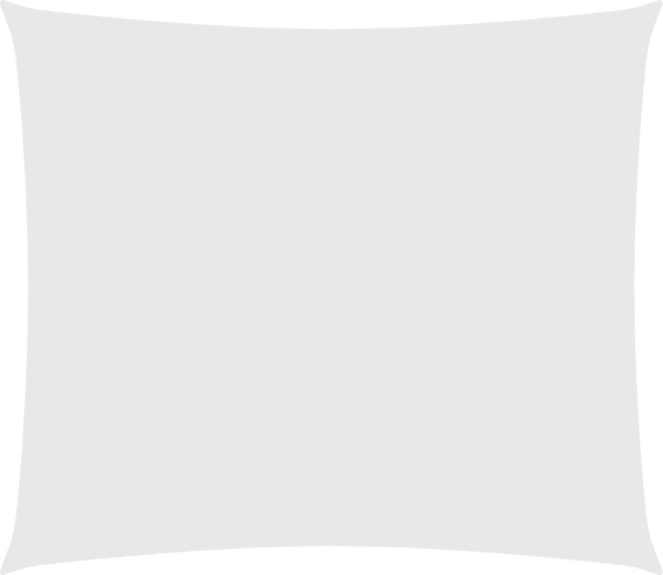 vidaXL Sonnensegel Oxford-Gewebe Rechteckig 2,5x3 m Weiß 135260