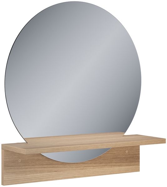Badezimmerspiegel Elyra Goldkraft Eiche 50 x 54.5 cm mit Ablage Vicco