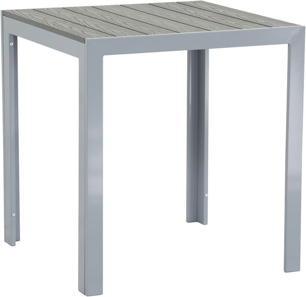 FIRE SOUL Nonwood Alu-Gartentisch Gartenmöbel anthrazit/grau 70x70 cm Bild 3