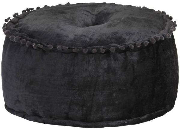 vidaXL Pouf Rund Samt 40×20 cm Anthrazit 287565