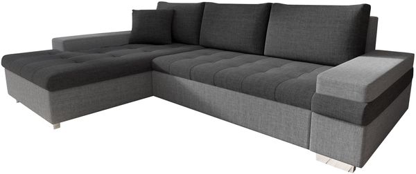 Ecksofa Bangkok Mini, Farbe: Lux 05 + Lux 06