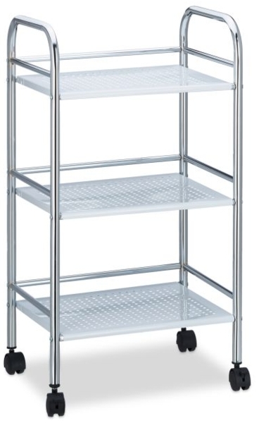 Servierwagen Metall mit 3 Ablagen Bild 8