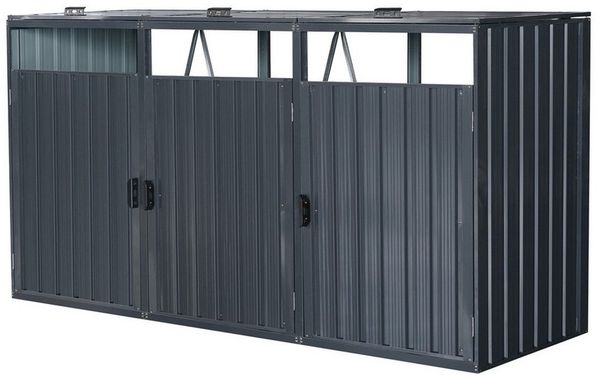 KONIFERA Mülltonnenbox Santander, BxTxH: 240x80x122 cm