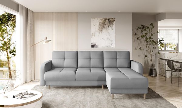 Wohnideebilder Roxi Grau Ecksofas & Eckcouches CO-ROX-U-03NU