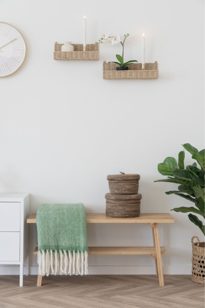 Wandregale, Papier, natur, 2er-Set Bild 4