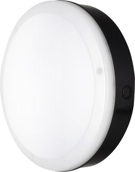 LEDVANCE SURFACE BULKHEAD 300 SENSOR EMERGENCY 15W 830 BK IP65