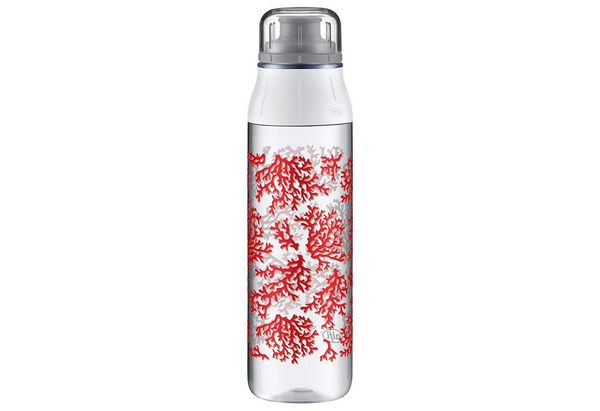 Alfi Trinkflasche für Sport, Schule, toGo - Tritan 700ml Motiv Coral, Inhalt 700 ml, für Kohlensäurehaltige Getränke geeignet