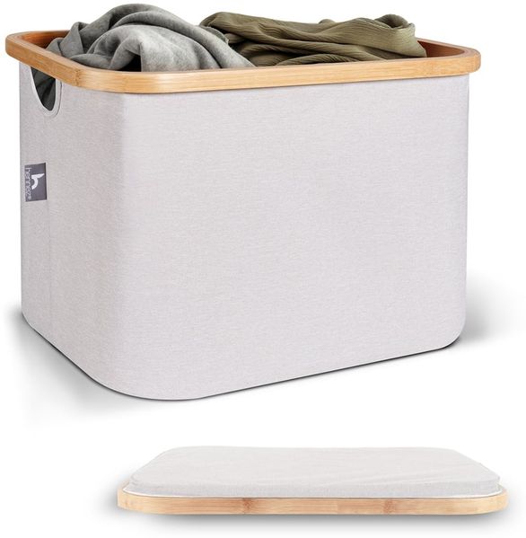 HENNEZ Aufbewahrungskorb 40l kompatibel für IKEA KALLAX Regal, Korb zur Holz Aufbewahrung klein Aufbewahrungsbox Regalkorb