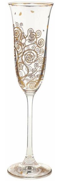 Goebel Sektglas Gustav Klimt - Der Lebensbaum, Glas