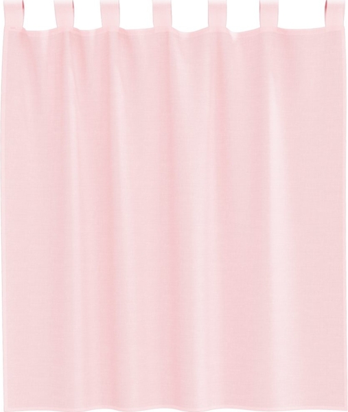 vidaXL Voile Vorhänge mit Stangentaschen 2 Stk. Hellrosa 4102186 Bild 3