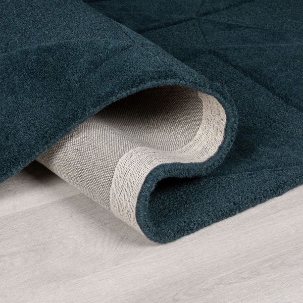 FLAIR RUGS Teppich SHARD, rund, Höhe: 10 mm, Hoch-Tief Effekt, Handgearbeitet
