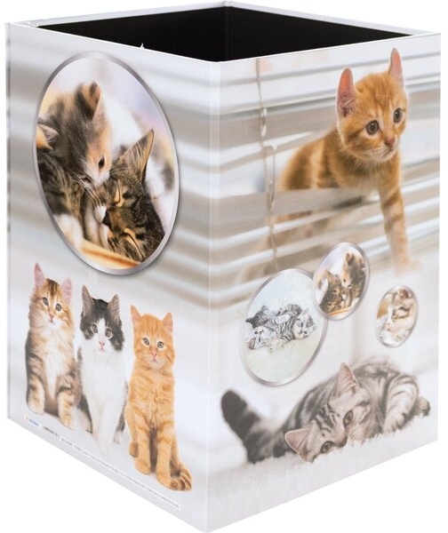 HERMA Papierkorb Karton Katzen